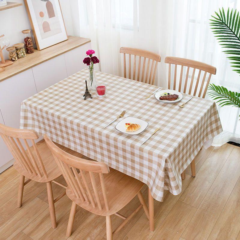 XX0378 new dining table cloth waterproof and oil-proof wash-free anti-scalding pvc table mat light luxury high-end coffee table desktop protection pad