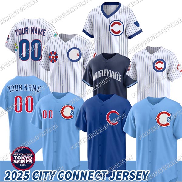 Tokyo Series Cubs Jersey Crow-Armstrong Seiya Suzuki Dansby Swanson ChiIcago Baseball Ian Happ Shota Imanaga Kyle Tucker Cody Bellinger Jerseys city connect jersey