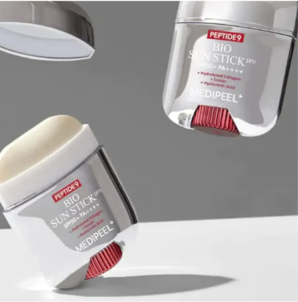 2024 New Peptide 9 Bio Sun Stick Portable UV Protection Bio Stick Unisex Moisturizing Waterproof Facial Skin Care