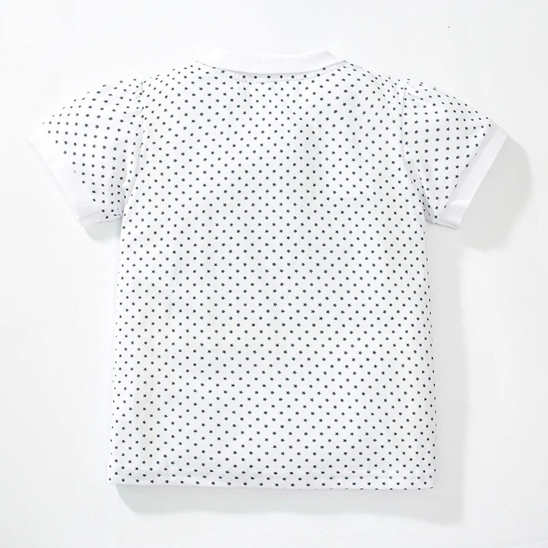 Little maven Toddlers Tops Childrens Clothing T shirts Summer Stars Polo Shirts Baby Boys Casual Kids Clothes Cotton 250508