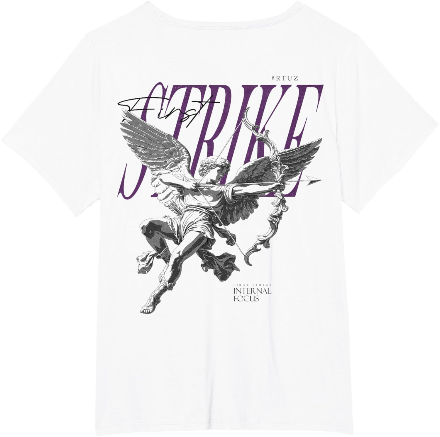 hip Hop Vintage Edgy Urban Y2K Back Print Streetwear Angel T Shirt 1 138
