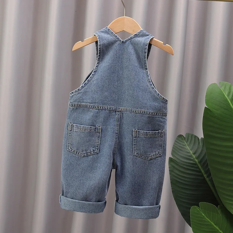 Soft Cotton Baby Boys Overalls Spring Autumn Kids cartoon Long Pants Casual Girls Jumpsuits Children Clothes SuspenderTrousers 250508