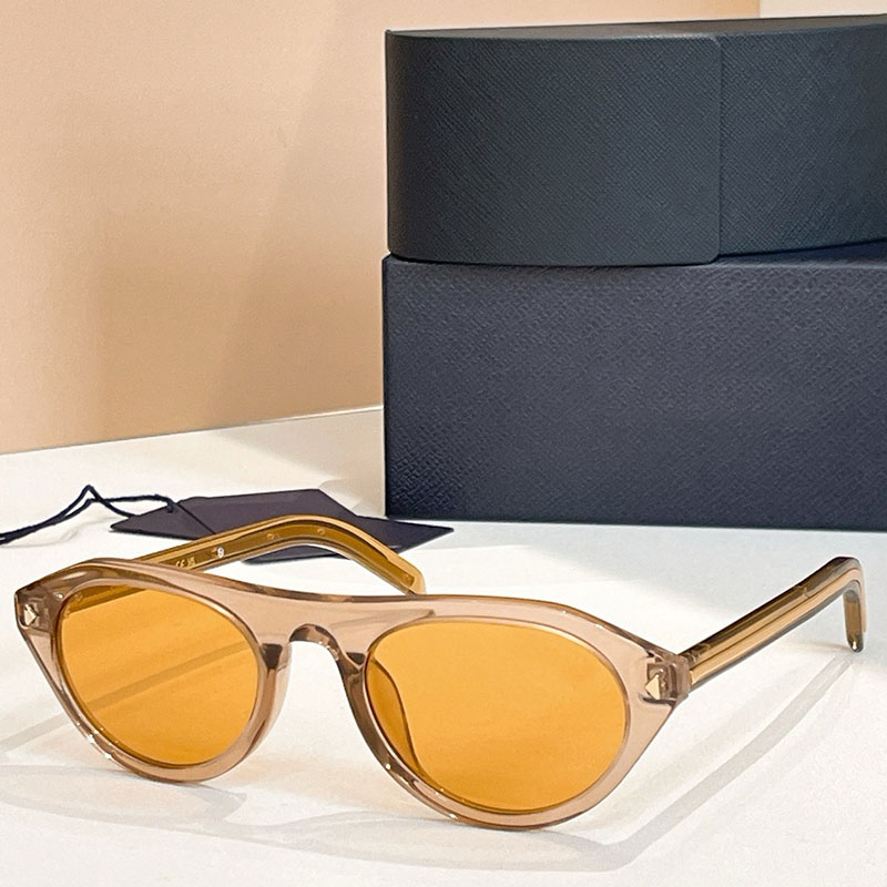 Fashion Women with the iconic metal plain SPR B15 designer triangle rivet decoration outdoor Womens aesthetic sunglasses UV400 protection