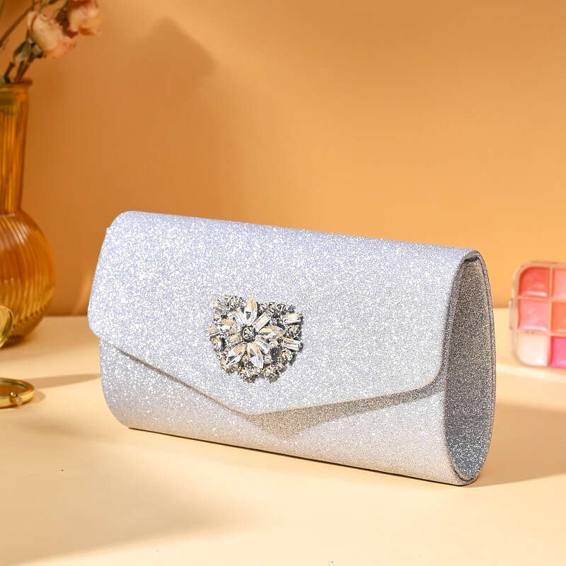 Dinner Bag Dinner Bag Diamond Themed Banquet High End Diamond Studded Handbag Underarm Bag Evening Gown Paired With Shoulder Bag KQ KQ