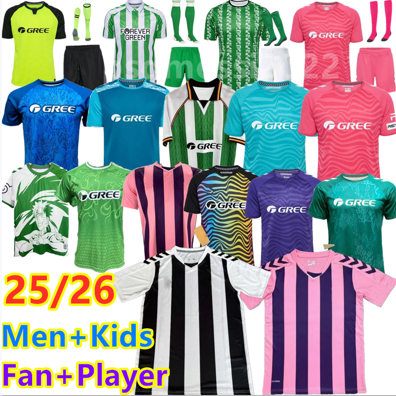 Betis 2024 2025 Soccer Jerseys ISCO PEZZELLA EZABDE FEKIR AVILA CHIMY AYOZE BAKAMBU IKER BAKAMBU AITOR RUIBAL VITOR ROQUE Uniforms Men kids kit Football Shirt 2xl