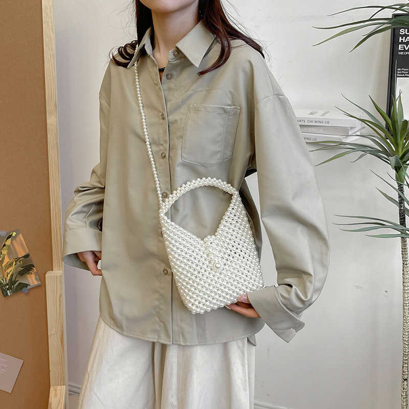 Beaded handbag for women 2025 new fashion versatile handbag accessories dinner bag casual chain crossbody bag