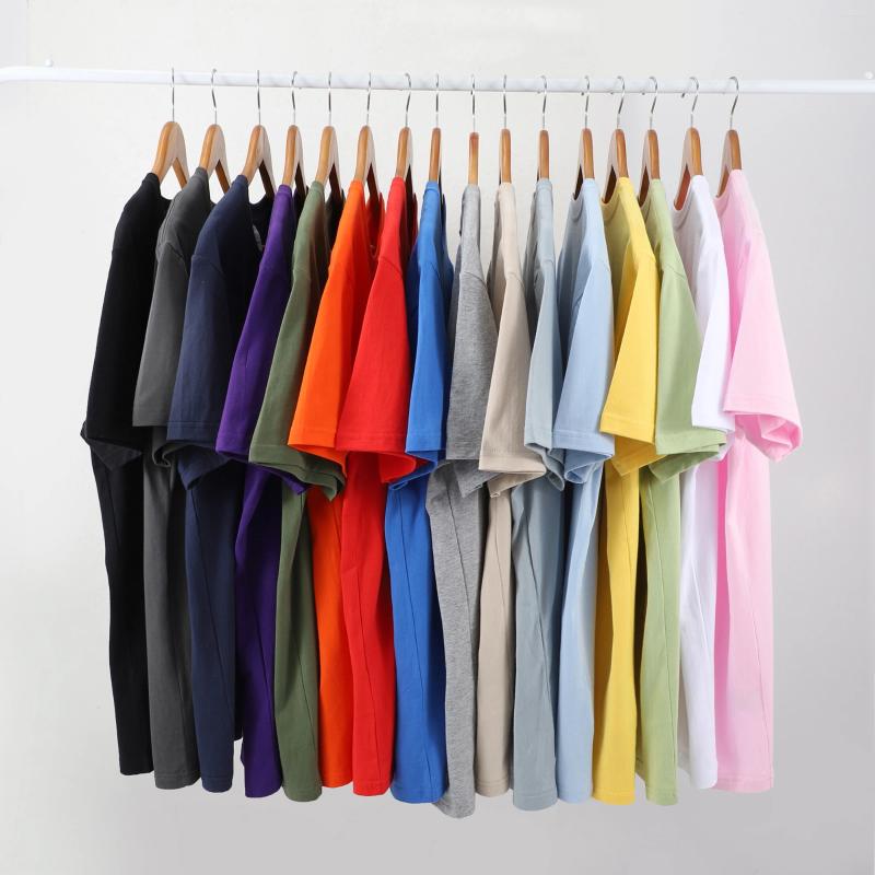 Men's T Shirts 20 Colors Cotton Candy Color Tshirts Men Women Short Sleeve Fashion Brand Trend Clothing Tees S-XXXL Customized Products