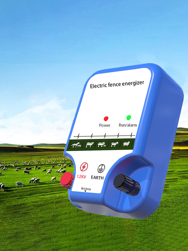 Weak Pulse Electric Fencing System Tailored for Farm Use: Ideal for Poultry & Cattle Management