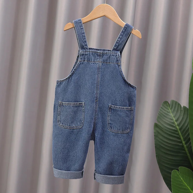 Soft Cotton Baby Boys Overalls Spring Autumn Kids cartoon Long Pants Casual Girls Jumpsuits Children Clothes SuspenderTrousers 250508