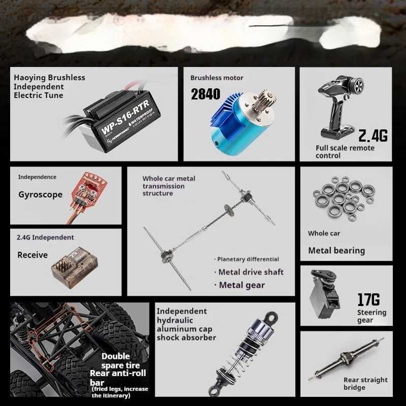 Precision Engineering Explore Every Terrain! Premium Quality Brushless Electric Hobby Machine