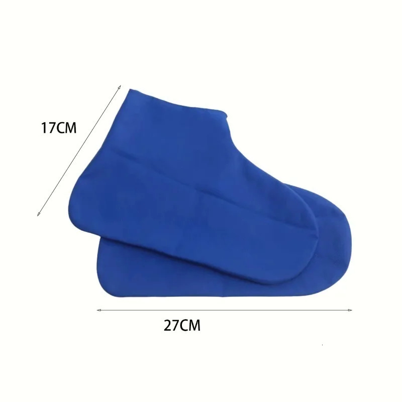 Rain boots cover waterproof reusable anti slip rain and shoe neutral sports outdoor rainy day 250428s