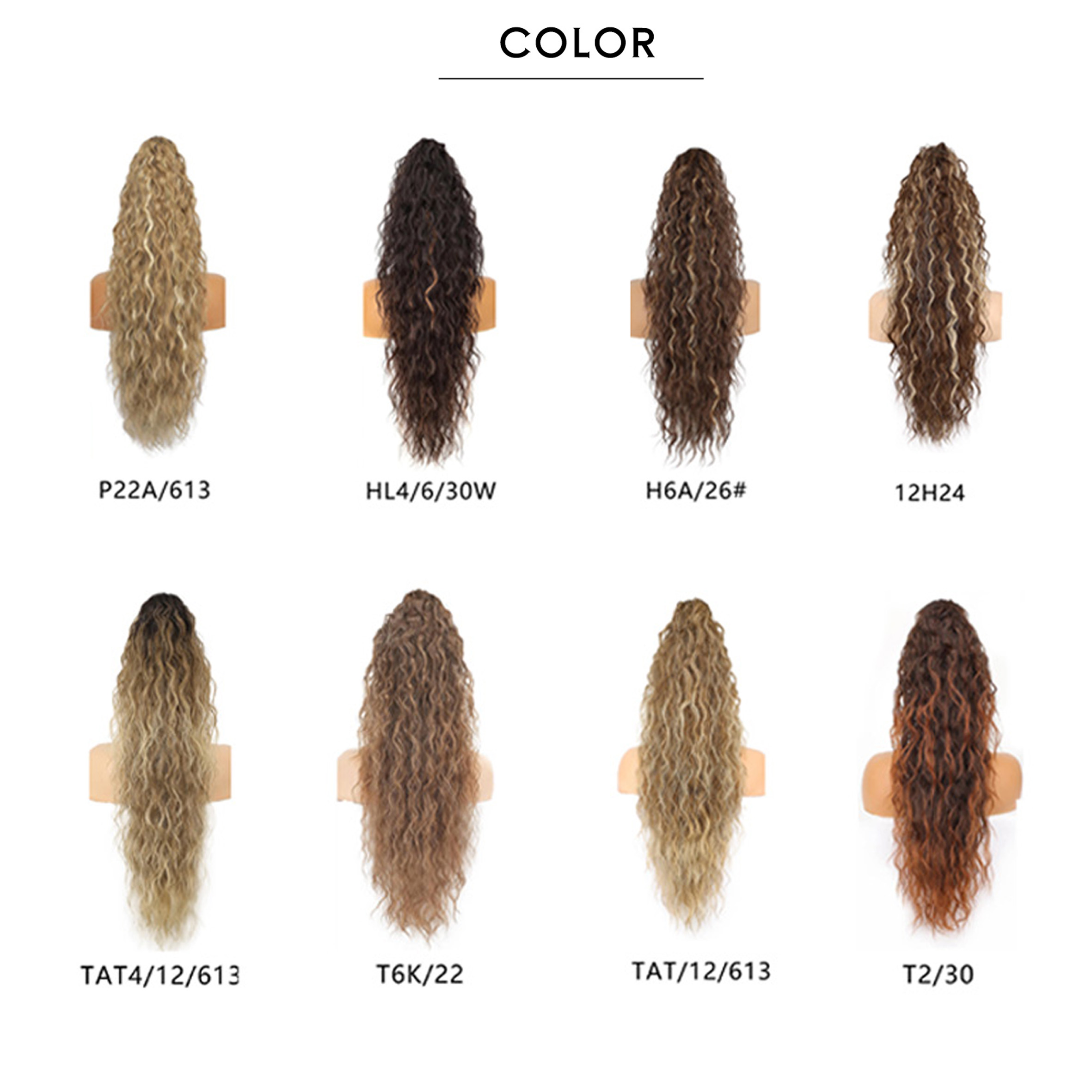 Easy-to-attach faux ponytail wigs are perfect for everyday use and a variety of styles