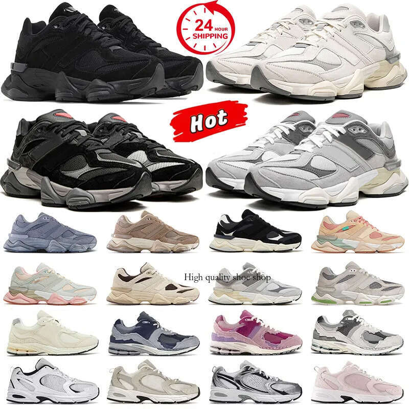 Designer Casual Shoes Men Womens Running 9060 Sneakers Grey Ivory Navy White Black Pink Green Purple outdoor sports trainers sneaker trainer outdoors shoe
