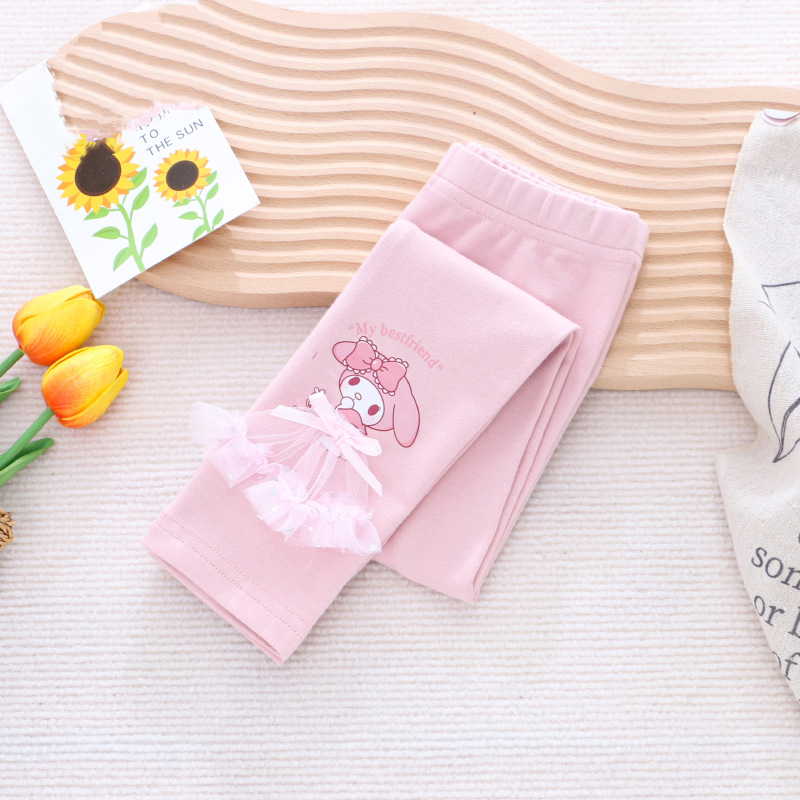 DISNEY Frozen Elsa princess kids designer clothes baby clothes autumn children clothes long pants elastic cartoon cute.
