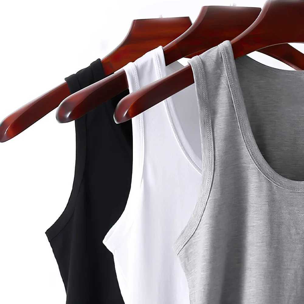 9Pcs Mens Cotton Athletic Tank Top Sleeveless Tank A-Shirt Breathable Moisture-Wicking Undershirt Summer Lightweight Underwear W250508