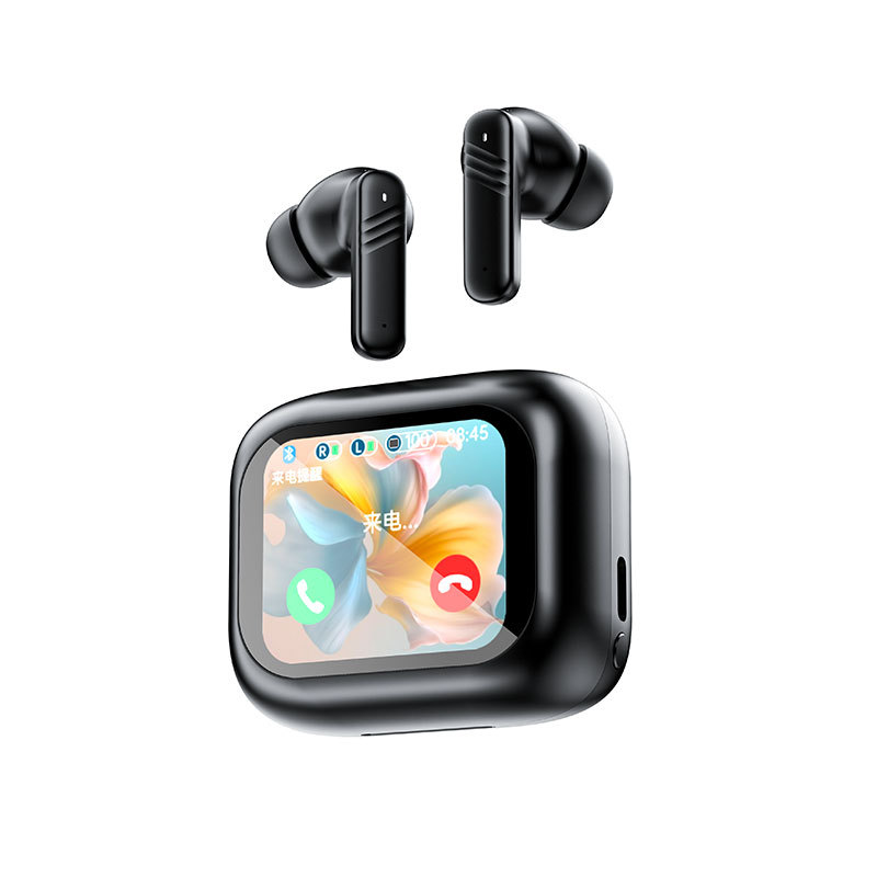 color screen earphones tws inear noise reduction