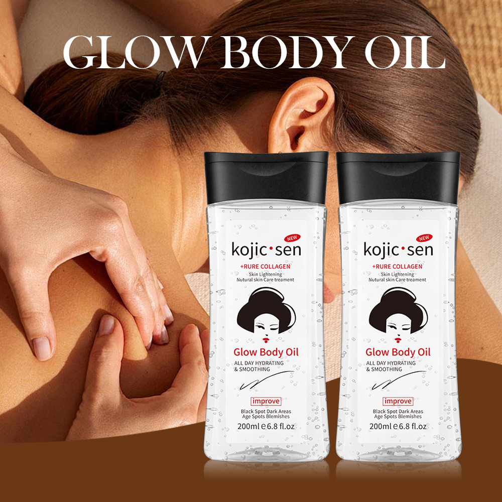 Glow Body Oil 200mL/6.8fl.oz- Hydrates, Firms & Enhances Radiance, Absorbs Quickly, suitable for all skin types