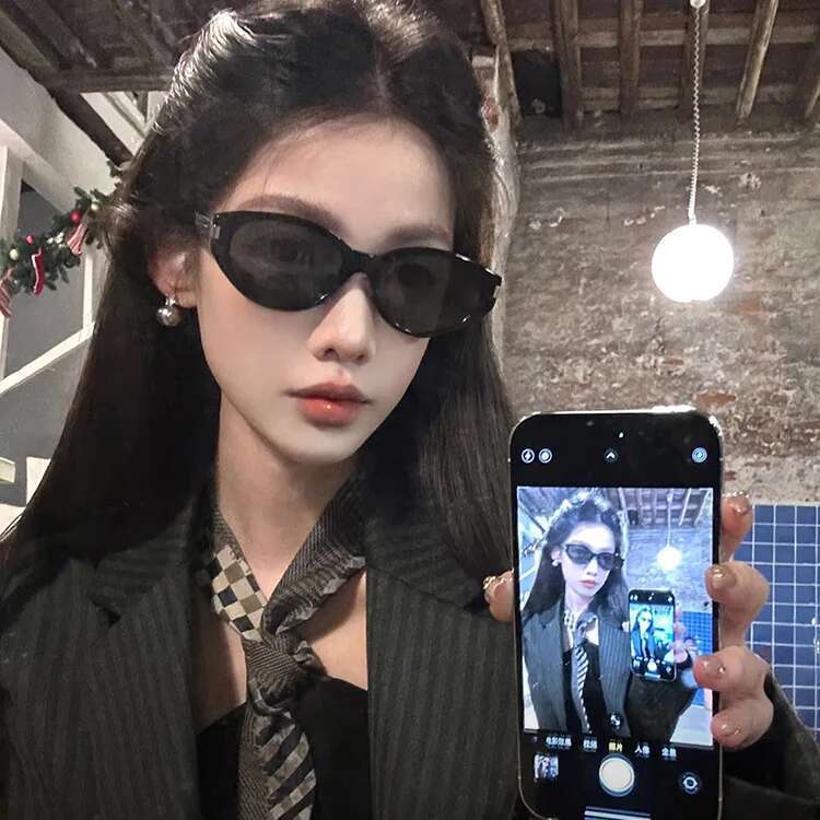 2025 TR90 Polarized Sunglasses Men Women Retro Vintage Streetwear Fashion UV Protection Unisex Iuencer Style Eyewear