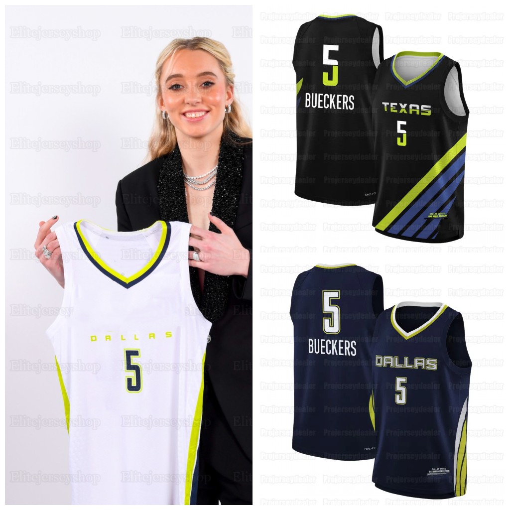 Custom Basketball Jerseys Unisex Paige Bueckers Navy 2025 Draft Explorer Edition