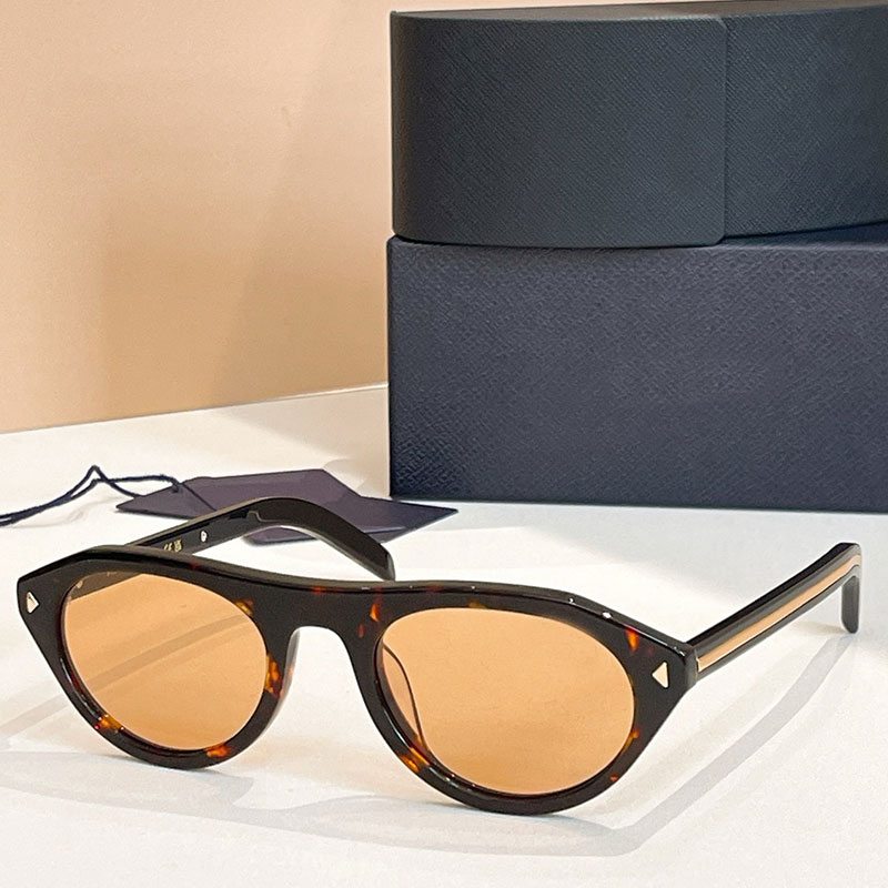 Fashion Women with the iconic metal plain SPR B15 designer triangle rivet decoration outdoor Womens aesthetic sunglasses UV400 protection