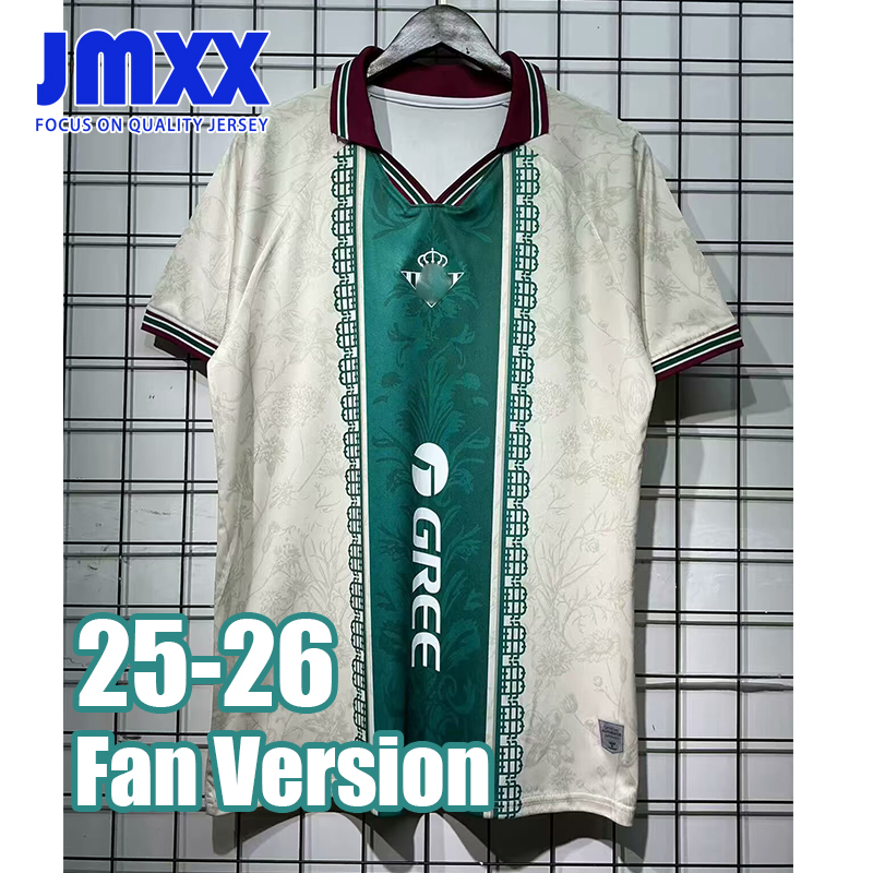 JMXX 25 26 Real Betis Soccer Jerseys Special Mens Uniforms Jersey Man Football Man Shirt 2025 2026 Fan Version