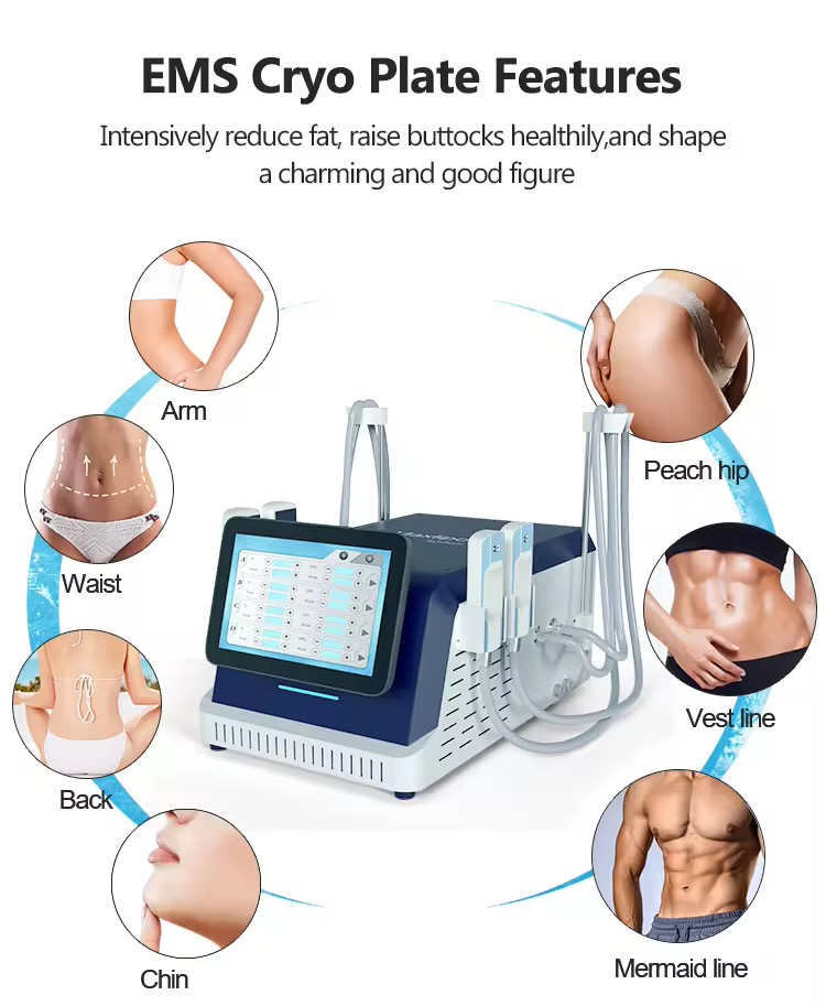 2025 New Product Launch Professional Cryotherapy Fat Reduction Ems Cryo Skin Lift Firming