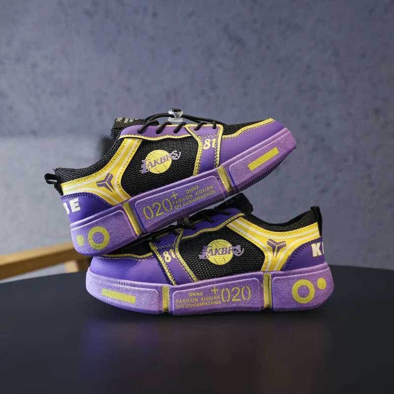 Student non-slip board Low top sports New breathable mesh surface casual boys wear-resistant basketball shoes