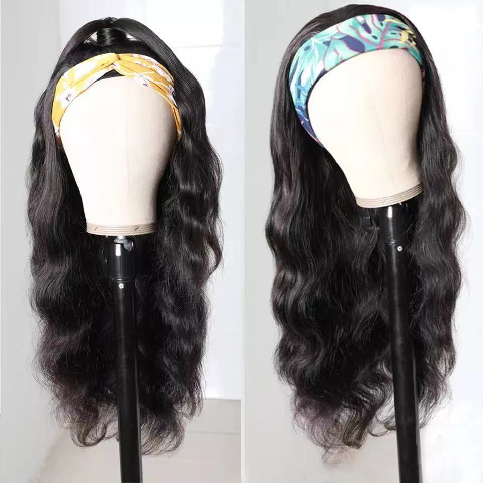 fashion Wig headband wig big wave long curly hair synthetic mechanism ribbon headband
