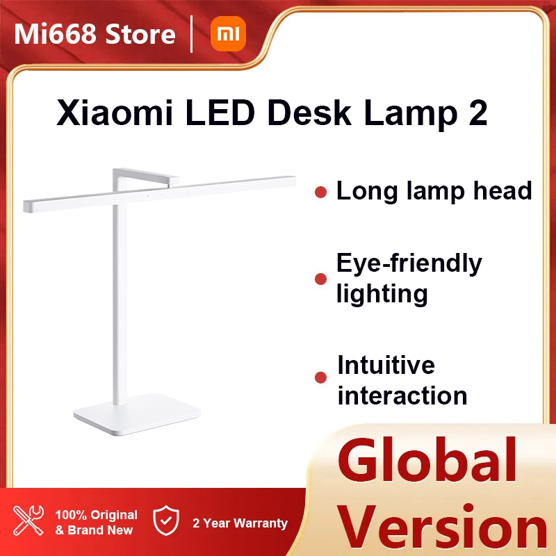 Xiaomi Mijia Desk Lamp 2 LED Desk Light 60cm Long Lamp Holder HyperOS Connect Adjustable Light Mode Bedroom Reading Lamp