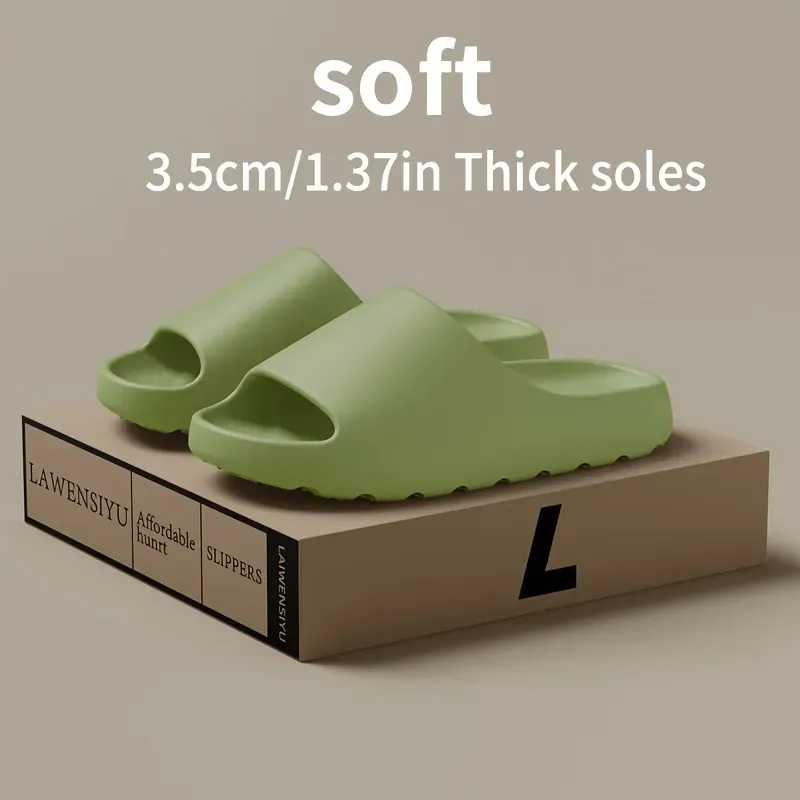 Soft Slippers Feel Like Stepping on Shit Thick Soled Sandals Summer New Non Slip Wearing Sandals Relaxation Breathable Lightweight House 2025s