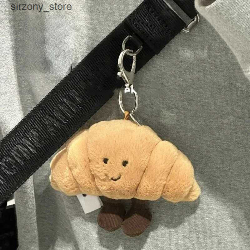 Kaiyi Bread Plush Pendant Toy Creative Croissants Roll Bread Plush Doll Keychain Decorative Backpack Pendant Gift W250116 z2505083MZW