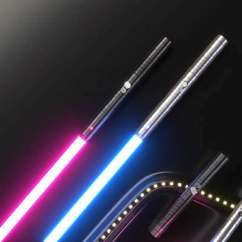 RGB Metal lightsaber laser sword toy Light Saber Toys Sword Toys Sabre De Luz Toys Kpop Lightstick Small Toys T250508