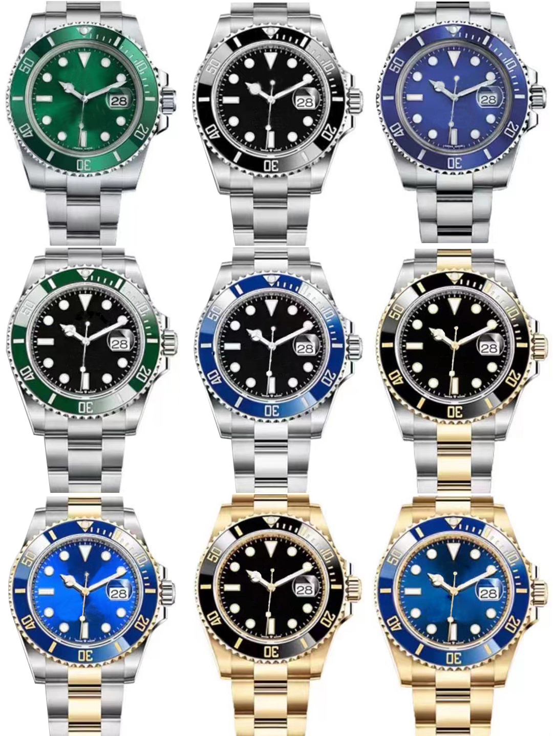 Luxury Designer Watches Men Automatic Mechanical 3235 Movement 904L Stainless Steel 40mm Ceramic Bezel Waterproof Children's Watches