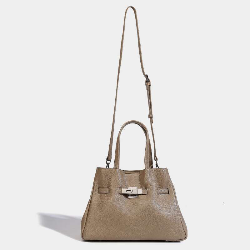 Genuine Leather Large Shoulder Bag Crossbody Clutch Handbag Women Designer For Girls Ladies Fashion Cross Woman