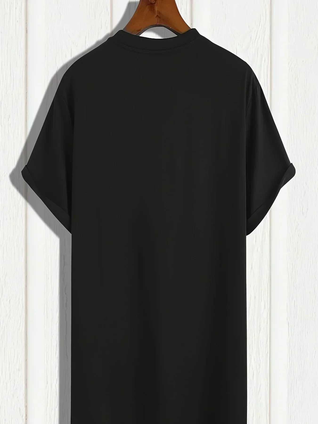 FUTURE Mens Pattern Cotton Mens T-Shirt Cotton Crew Neck Short Sleeve Summer New Couple TopT250508