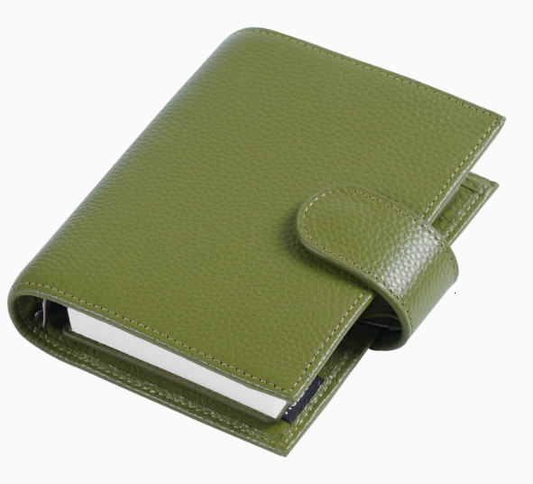 Moterm Luxe 2.0 Personal Size Planner with 30 MM Rings Binder Genuine Pebbled Grain Leather Notebook Diary Agenda Organizer 240805
