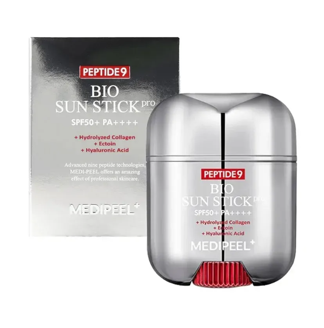 2024 New Peptide 9 Bio Sun Stick Portable UV Protection Bio Stick Unisex Moisturizing Waterproof Facial Skin Care