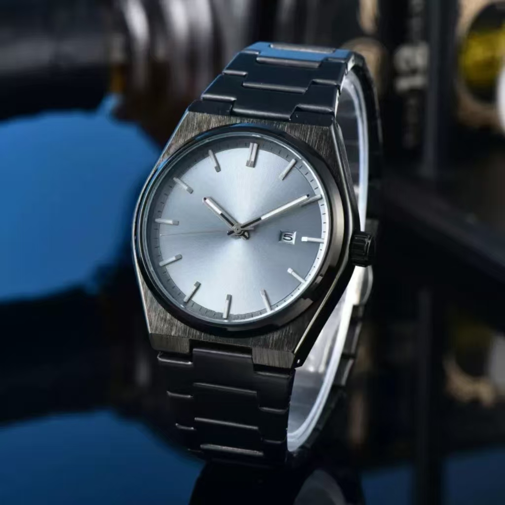 2025 Tisot Watch 1853 Prx Designer Quartz Watch Mens quartz Man Barrel Shaped Case Oak Sapphire Glass Dial