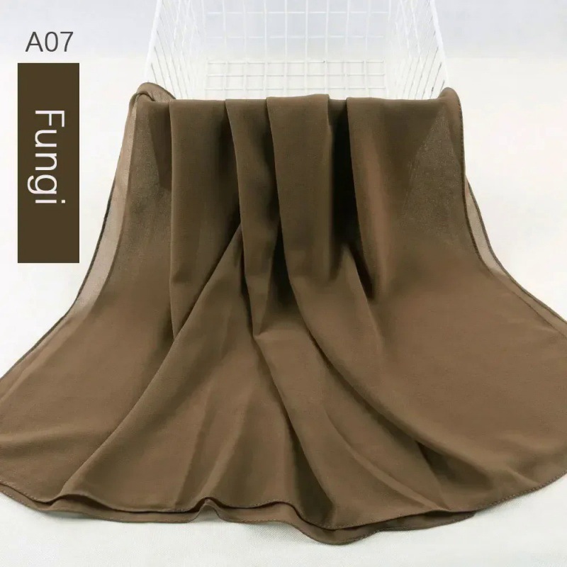 K651 Cross-border spot high-quality Muslim pearl chiffon veil long scarf Malay veil scarf Middle East African shawl