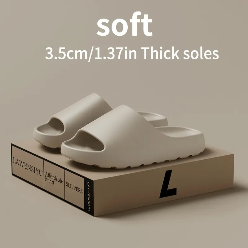 Cozy Unisex Soft Slippers Ultra Comfortable slides Indoor Outdoor Slide Sandals Non Slip Design Stylish Footwear for Relaxation Breathable Lightweight