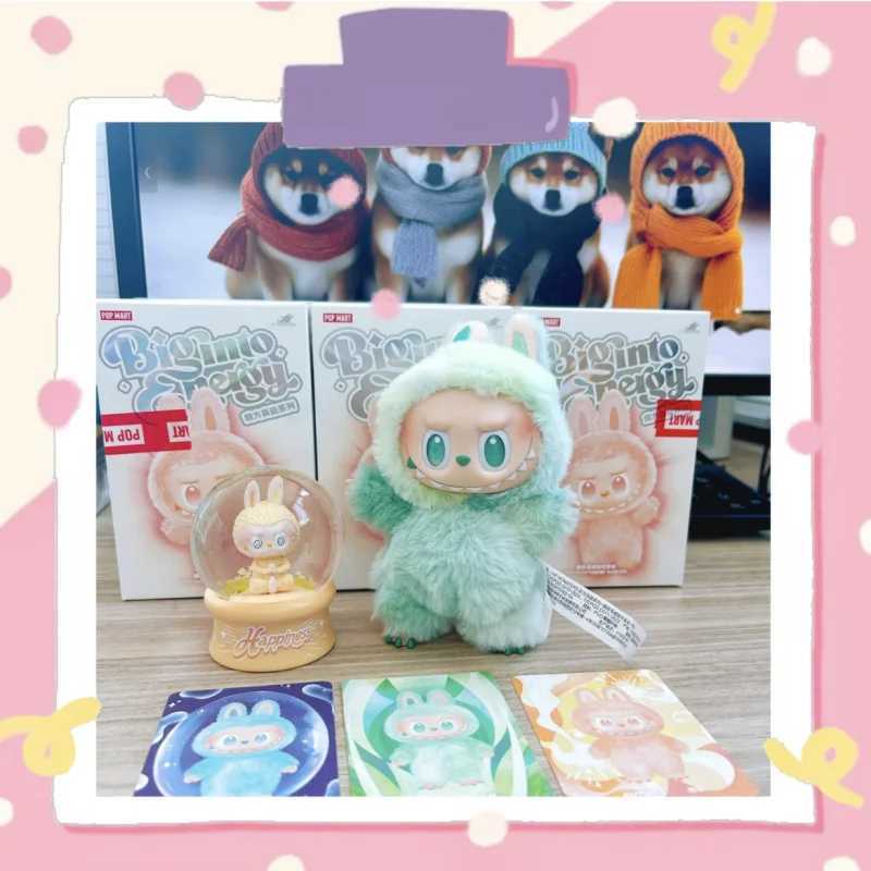 Original The Monsters Labubu V3 Big Into Energy Series Crystal Ball Blind Box Cute Labubu Crystal Ball Mystery Box Decor Gift Z250508