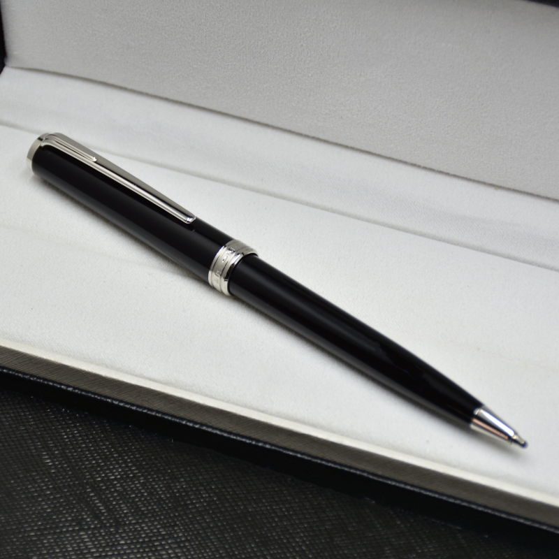 Wholesale High Quality Black Blue Ballpoint Dwe74 / Roller Pens School Office Stationery Fashion Write Ball Pen