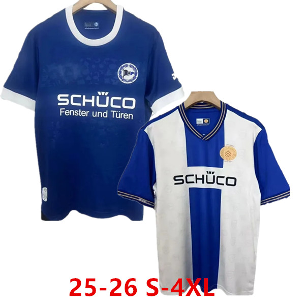 3XL 4XL JMXX 25 26 Arminia Bielefeld 120th Anniversary Soccer Jersey Centenary Home Away Pre Match Training Special Mens Football Man Shirt 2025 2026 66