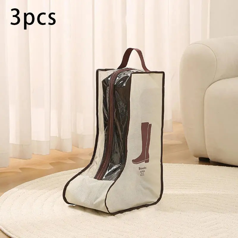 3 storage bags shoe bag travel boots household wide short visual portable 250428s