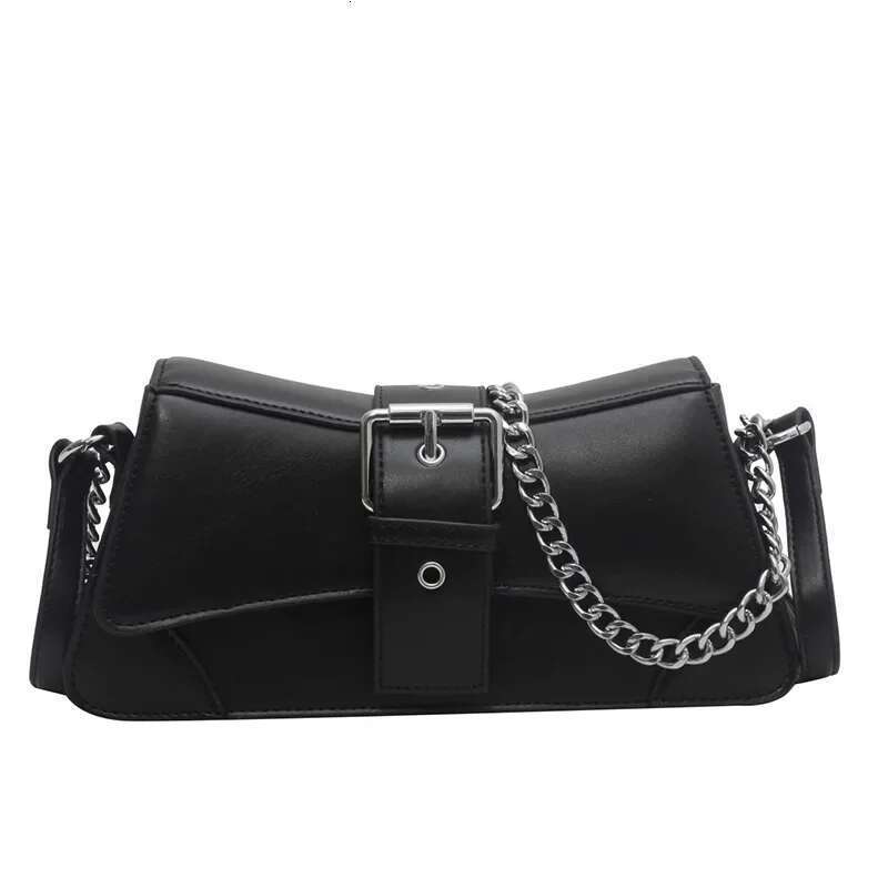 Chain Shoulder Side Small PU Leather Handbag And Wallet Vintage Brand Lady Flap Crossbody Sling Bag