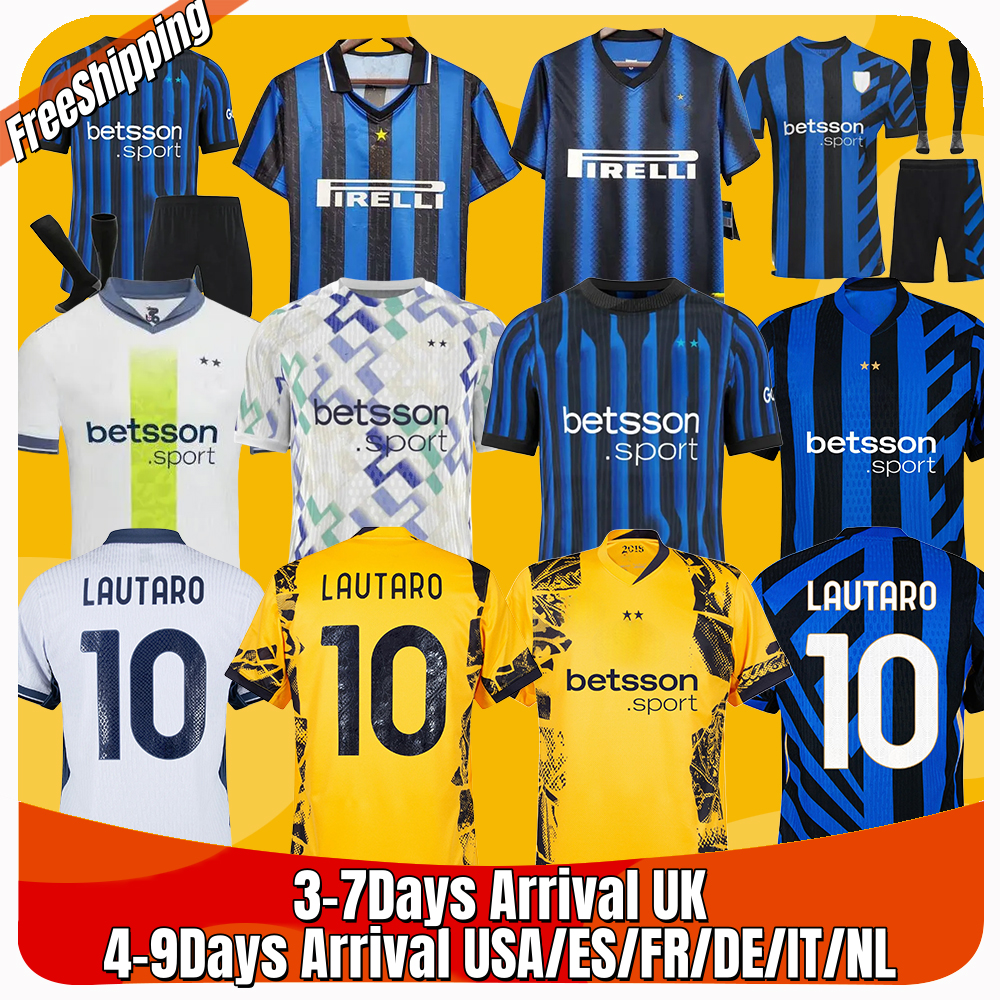 4XL 24 25 26 THURAM 4th football jersey LAUTARO CALHANOGLU TAREMI CORREA ARNAUTOVIC FRATTESI BARELLA ZIELINSKI InTEr Milanes Men Kids Kit socks sets football shirt