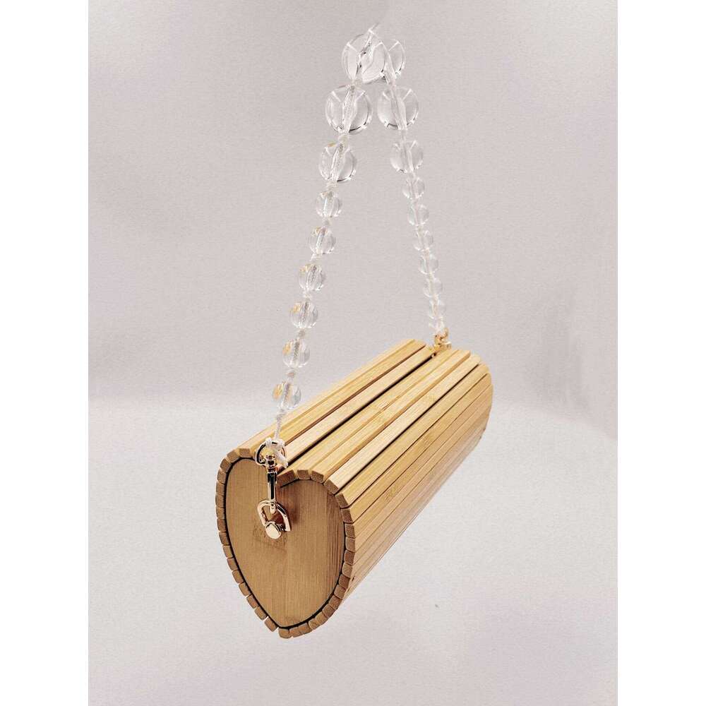 Dinner Bag New Rattan Water Diamond Handbag Ins Style Hundred Pairs Of Hand Held Grass Woven Bag Banquet Bag KQ