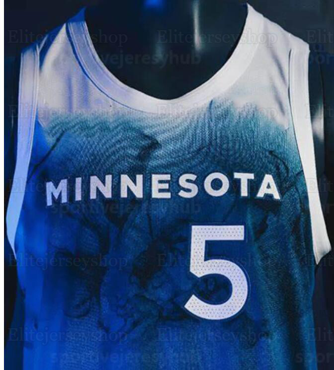 Custom Basketball Jerseys Anthony 5 Edwards 11 Reid 27 Gobert Jaden 3 McDaniels 30 Randle 10 Conley 22 Clark Stitched