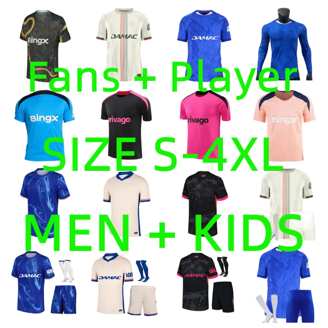 SIZE S-4XL 24 25 26 Nkunku PALMER CFC soccer jersey 2025 2026 chelseas fc Enzo NETO SANCHO Mudryk JAMES N.JACKSON STERLING MADUEKE football shirt men kids Player version