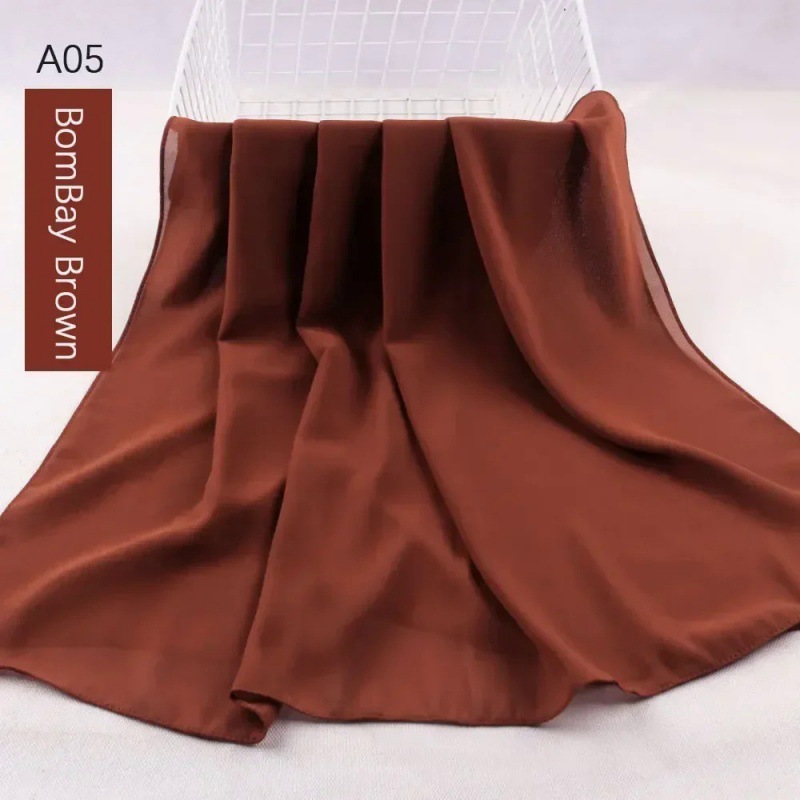 K651 Cross-border spot high-quality Muslim pearl chiffon veil long scarf Malay veil scarf Middle East African shawl